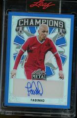 Fabinho [Prismatic Blue] Soccer Cards 2022 Leaf Metal Champions Autographs Prices