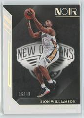 Zion Williamson [Holo Silver] Basketball Cards 2022 Panini Noir Prices