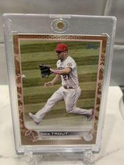 Mike Trout [Camo] Baseball Cards 2022 Topps Prices