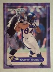 Shannon Sharpe Football Cards 2000 Skybox Impact Prices