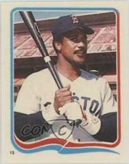 Jim Rice #13 Baseball Cards 1985 Fleer Star Stickers Prices