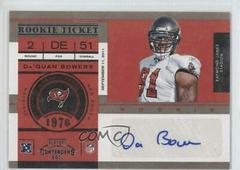 DA'Quan Bowers [Autograph] #123 Football Cards 2011 Playoff Contenders Prices
