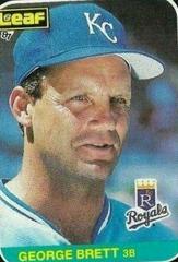 George Brett #96 Baseball Cards 1987 Leaf Prices