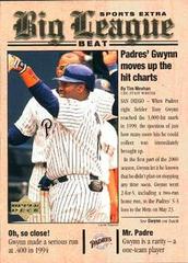 Tony Gwynn #BB13 Baseball Cards 2001 Upper Deck Big League Beat Prices