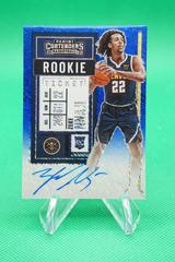 Zeke Nnaji [Autograph Premium Blue Shimmer] Basketball Cards 2020 Panini Contenders Prices