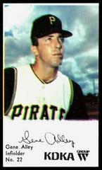 Gene Alley Baseball Cards 1968 KDKA Pittsburgh Pirates Prices