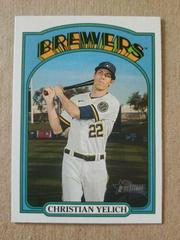Christian Yelich [Missing Stars] Baseball Cards 2021 Topps Heritage Prices