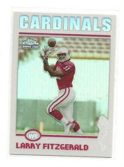 Larry Fitzgerald [Refractor] #215 Football Cards 2004 Topps Chrome Prices