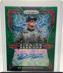 Brandon Brown [Green Scope] #SS-BB Racing Cards 2020 Panini Prizm Nascar Signing Sessions Autographs Prices
