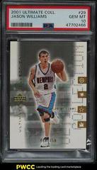 Jason Williams #29 Basketball Cards 2001 Ultimate Collection Prices