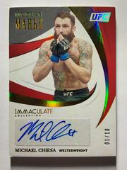Michael Chiesa [Gold] Ufc Cards 2021 Panini Immaculate UFC Modern Marks Autograph Prices