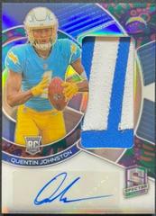 Quentin Johnston #14 Football Cards 2023 Panini Spectra Rookie Autograph Psychedelic Prices
