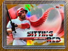 Joey Votto [Gold Refractor] #SR-JV Baseball Cards 2018 Topps Finest Sitting Red Prices