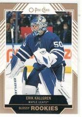 Erik Kallgren [Gold] Hockey Cards 2022 Upper Deck O Pee Chee Glossy Prices
