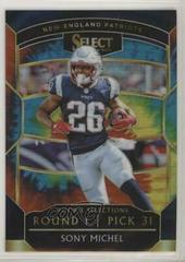 Sony Michel [Tie-Dye Prizm] #RS-11 Football Cards 2018 Panini Select Rookie Selections Prices