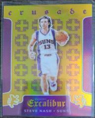 Steve Nash [Purple] #63 Basketball Cards 2015 Panini Excalibur Crusade Prices