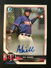 Akil Baddoo #BCPA-AB Baseball Cards 2018 Bowman Chrome Prospects Autographs Prices