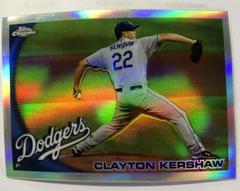 Clayton Kershaw [Refractor] #3 Baseball Cards 2010 Topps Chrome Prices