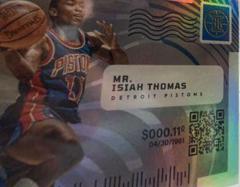 Isiah Thomas #11 Basketball Cards 2021 Panini Illusions Mail Call Prices