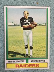 Fred Biletnikoff #490 Football Cards 1974 Topps Prices
