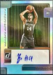 Blake Wesley #SS-BWS Basketball Cards 2022 Panini Donruss Signature Series Prices