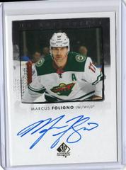 Marcus Foligno Hockey Cards 2022 SP Authentic UD Autographs Prices