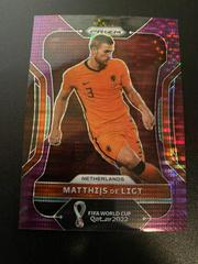 Matthijs de Ligt [Choice Elephant] Soccer Cards 2022 Panini Prizm World Cup Prices