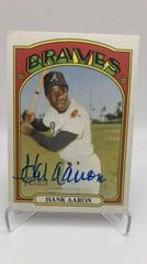 Hank Aaron Real One Autographs Baseball Cards 2021 Topps Heritage Real One Autographs Prices