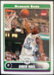 David Noel #263 Basketball Cards 2006 Topps Prices