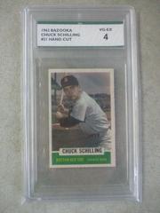 Chuck Schilling [Hand Cut] Baseball Cards 1962 Bazooka Prices