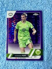 Alexandra Popp [Purple Pulsar] #65 Soccer Cards 2022 Topps Chrome UEFA Women's Champions League Prices