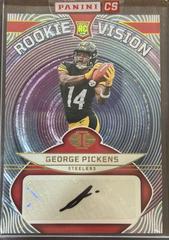 George Pickens [Red] #RVS-GP Football Cards 2022 Panini Illusions Rookie Vision Signatures Prices