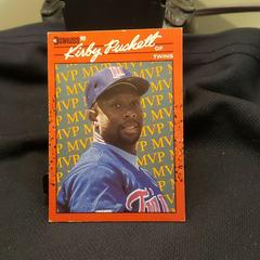Kirby Puckett [Error] #BC-8 Baseball Cards 1990 Donruss MVP Prices