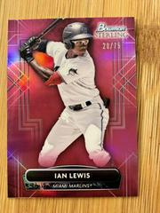 Ian Lewis [Magenta] #BSP-63 Baseball Cards 2022 Bowman Sterling Prices