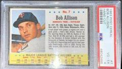 Bob Allison [Hand Cut] #7 Baseball Cards 1963 Post Cereal Prices