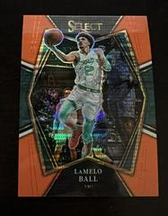 LaMelo Ball [Neon Orange Pulsar] Basketball Cards 2021 Panini Select Prices