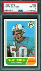 Frank Emanuel #170 Football Cards 1968 Topps Prices
