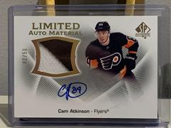 Cam Atkinson Hockey Cards 2021 SP Authentic Limited Auto Material Prices