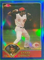 Barry Larkin [Refractor] #227 Baseball Cards 2003 Topps Chrome Prices