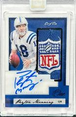 Peyton Manning [Patch Autograph Black] #149 Football Cards 2018 Panini One Prices