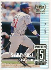 Sammy Sosa [Century Collection] Baseball Cards 1999 Upper Deck Century Legends Prices
