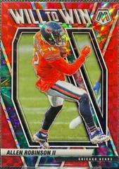 Allen Robinson II [Red Mosaic] #WW-13 Football Cards 2021 Panini Mosaic Will to Win Prices