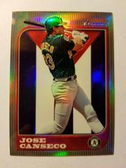 Jose Canseco [Refractor] #77 Baseball Cards 1997 Bowman Chrome International Prices