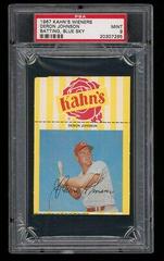 Deron Johnson [Batting, Blue Sky] Baseball Cards 1967 Kahn's Wieners Prices