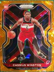 Cassius Winston [Orange Ice Prizm] Basketball Cards 2020 Panini Prizm Prices