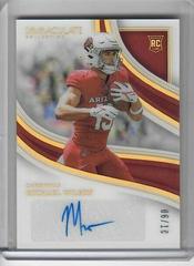 Michael Wilson [Gold] #25 Football Cards 2023 Panini Immaculate Rookie Autograph Prices