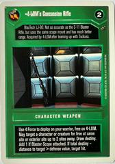 4-LOM's Concussion Rifle [Revised] Star Wars CCG Dagobah Prices
