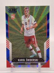 Karol Swiderski [Blue Laser] Soccer Cards 2021 Panini Score FIFA Prices