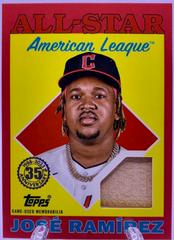 Jose Ramirez [Red] #88ASR-JR Baseball Cards 2023 Topps 1988 All Star Relics Prices