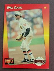 Will Clark Baseball Cards 1992 Panini Donruss Triple Play Prices